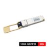 qsfp28 100g optical transceiver, multimode om3 12 fiber mpo interface 850nm 100m short range sr for cross rack backbone transmission