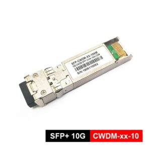 single mode 10g cwdm sfp+ transceiver from 1270nm to 1610nm, dual lc connector, 10km to 80km, compliance with ieee802.3a, sff 8472, sfp+ msa