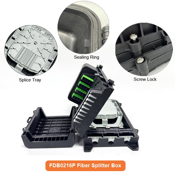 fdb0216p fiber splice box