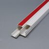 pvc cable trunking (16x16mm), self adhesive, ultra compact surface mount, square shape, flame retardant, for concealing network cable, electrical wires, and low voltage cables on walls