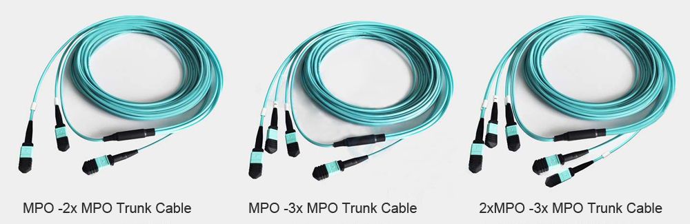 3 types of mtp mpo fibertrunk cable