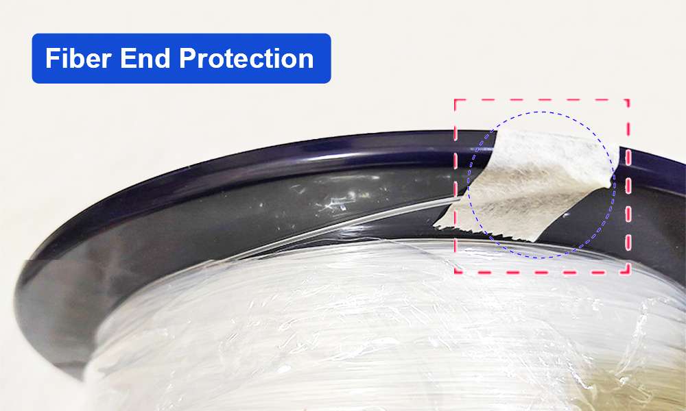 FTTH, FTTR Invisible Fiber Optic Cable 0.9mm to 1.2mm