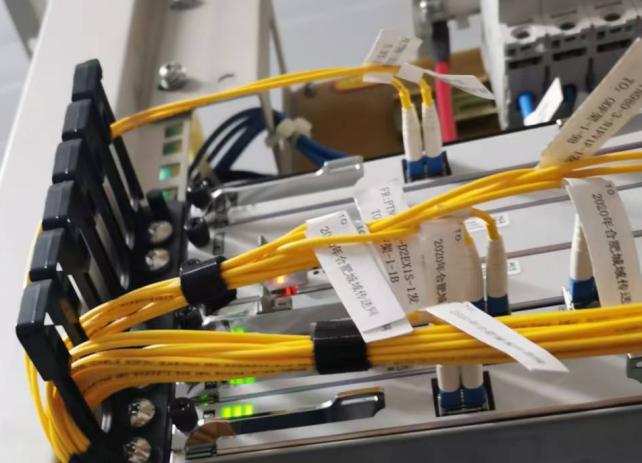 figure 6. current status of cable wiring in the fiber optic equipment