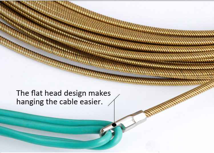 Wire Conduit Threader Best 4mm Pure Spring Conceald Conduit Wire Threading Tool