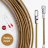 wire threader, new spring loaded electrician's wire threading tool, puller, wire rope, conduit puller, concealed wire conduit