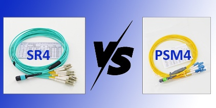 qsfp 40g mpo breakout cable psm4 vs sr4