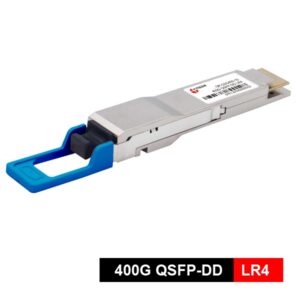 400g osfp112 lr4 transcevier, 10km, lan wan from 1295nm, 1300nm, 1304nm, 1309nm wavelength, smf os2 mpo 12/apc interface, 4x106.25gbps (53.125gbd pam4) electrical interface