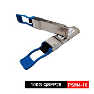 qsfp 10g psm4 single mode fiber transceiver, 1310nm single mode fiber 2km, mpo 12 fiber cable, 103gbps aggregate bit rates, 4x25.78gbps 1310nm dfb transmitter for data center, enterprise networks (copy)