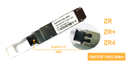 qsfp28 100g zr 80km transceivers