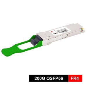 qsfp56 200g fr4 transcevier, smf 1310nm 2km cwdm4 (1271nm, 1291nm, 1311nm, 1331nm) lc/upc duplex optical interface