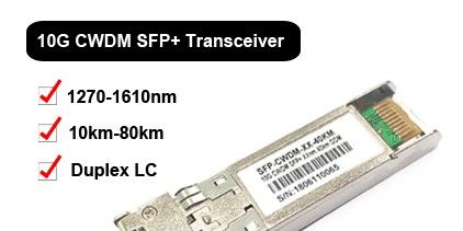 10g sfp+ cwdm transceiver