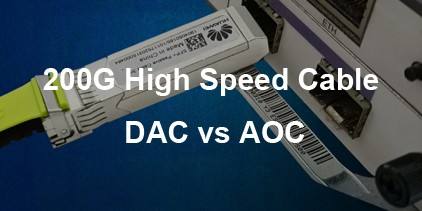 application difference of 200g dac or aoc cble