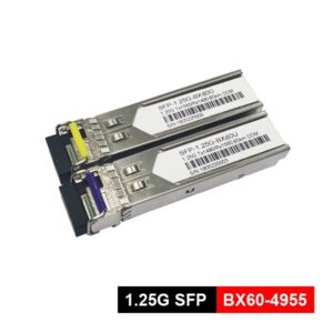 1 gig sfp module fiber optic 1490/1550nm, 1.25gbps, 60km, lc simplex connector, 5ºc ~ +70ºc, with ddm