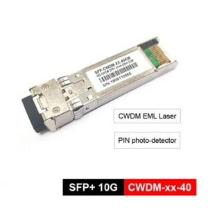 10g single mode sfp+ cwdm sfp10g 1510nm 40km, 11.3gbps eml+pin for 1470 1610nm, duplex lc, ddm