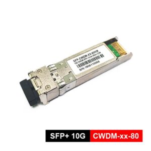 sfp cwdm 10g (9.95gbps to 11.3gbps), cwdm eml+apd,single mode 1270 1610nm, duplex lc, os2 9/125um,80km