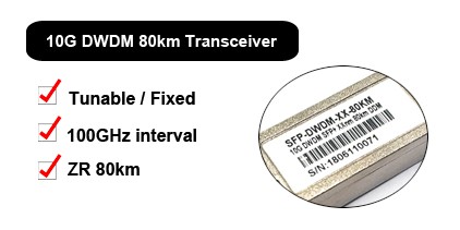 sfp 10g er 80km optical transceiver
