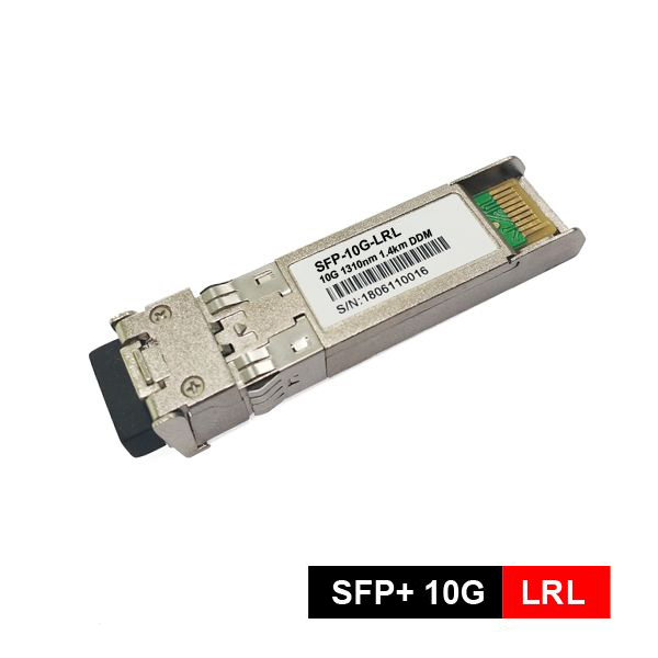 short distance dci, park buildings sfp 10g lrl 1.4km intermediate reach, cpri & 10gbase lite sfp+ ethernet module, with ddm, fp laser and pin detector,duplex lc, smf 1310nm