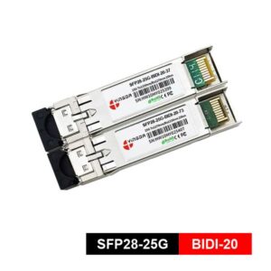 25.78 gbps sfp28 bidi transceiver, side a (upstream): tx 1270nm / rx 1330nm; side b (downstream): tx 1330nm / rx 1270nm, simplex lc industrial grade ( 40~85 ° c) wide temperature module