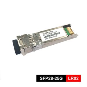 25g sfp28 transceiver module lr smf 1310nm, 2km, lc duplex interface, fr, dell, aruba, cisco compatible