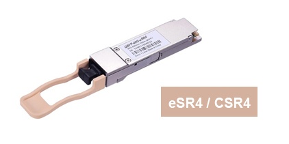 the difference between qsfp 40g csr4 and esr4