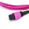 base 8 qsfp 40g sr4 mpo cable om4 lszh 3.0mm 1mts, 4sc duplex pigtails with number mark, 1pc/pack, free sample