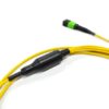 usconec mtp lc breakout cable sm os2 3.0mm 1m lszh yellow, base 8 mtp apc male connector il