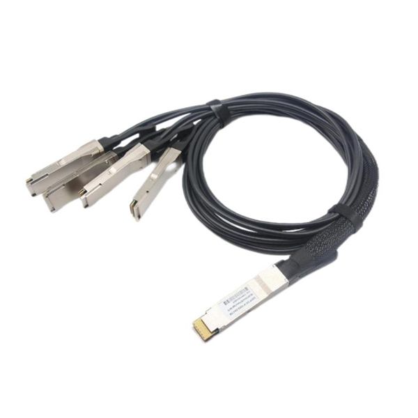 400G QDD to 4x100G QSFP breakout dac cable